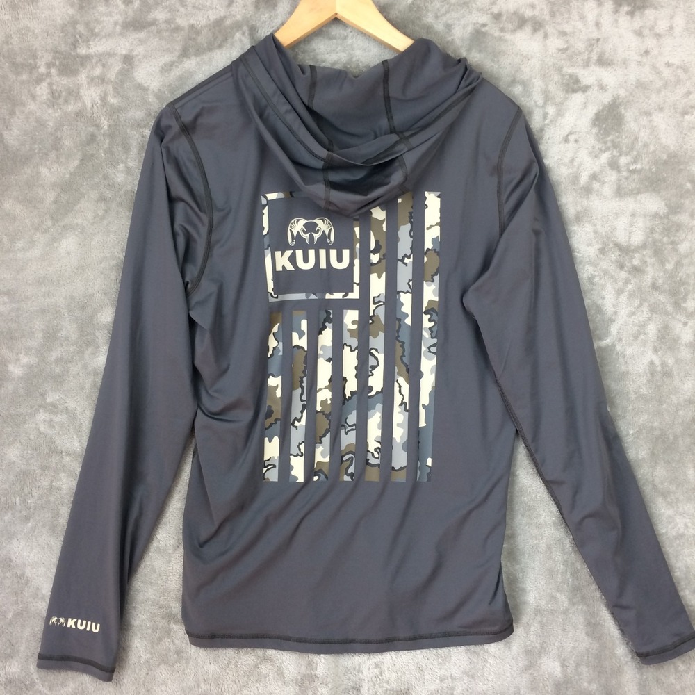 Kuiu Hoodie Shirt Mens M UPF 50+ AP Tech Lightweight Performance Hunting Ram